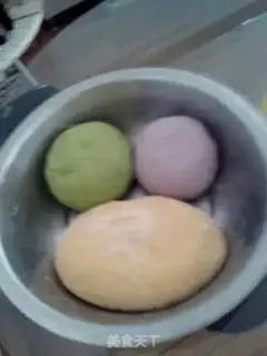 Make Colour dumplings step 2