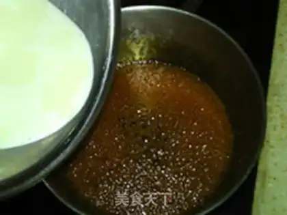 Make Cream honey caramel sauce step 6