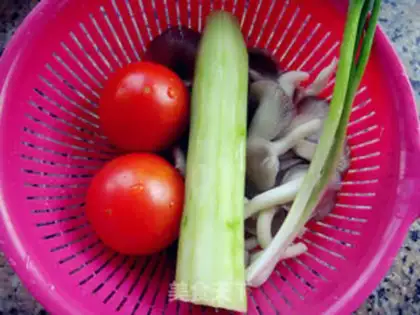 Make Three fresh noodles step 0