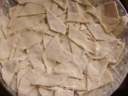 Make Three fresh noodles step 1