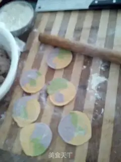 Make Colour dumplings step 7