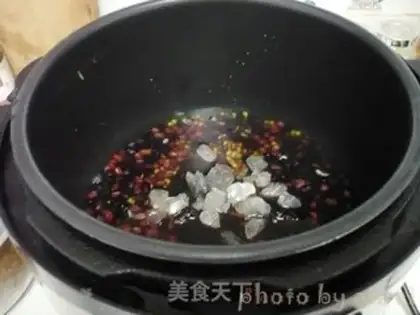 Make Milk, red beans step 1