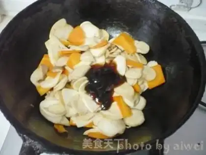 Make The apricot mushrooms step 6