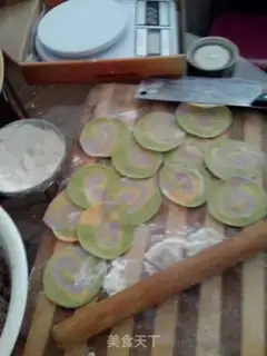 Make Colour dumplings step 11