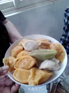 Make Colour dumplings step 13