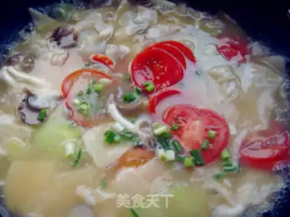 Make Three fresh noodles step 8