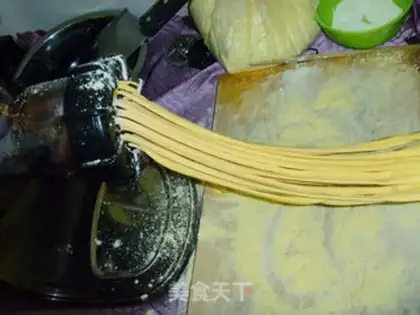 Make Carrot noodles step 5