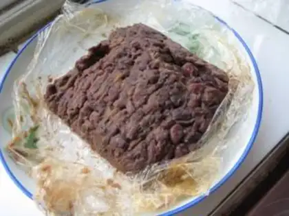 Make Bean buns step 1