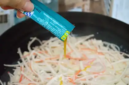 Make Crab sticks and tofu step 4