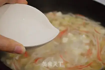 Make Crab sticks and tofu step 5