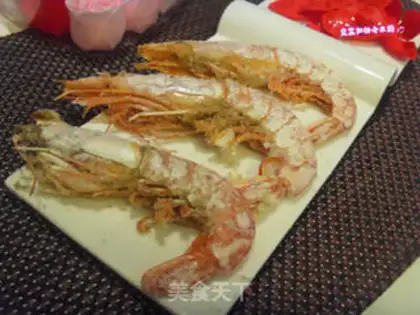 Make Salted red shrimp step 4