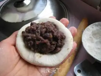 Make Bean buns step 6