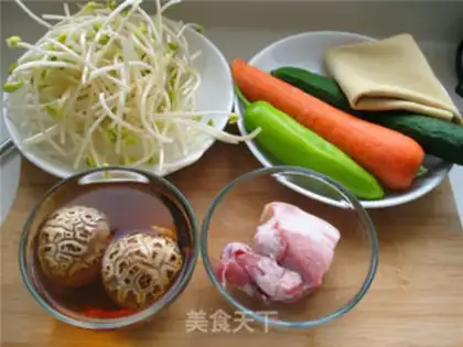 Make Fried noodles step 2