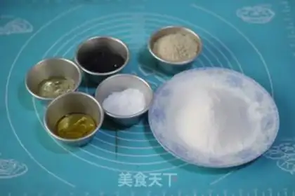 Make Black and white sesame cookies step 0