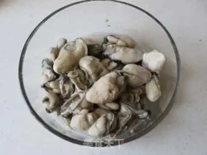 Make Garlic fan steamed an oyster step 0