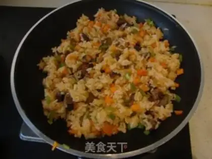 Make Beef carrot fried rice step 5