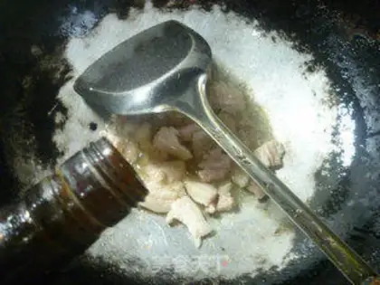 Make Five bouquets of lamb tails and fried beans step 4
