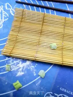 Make Colored vegetable butterflies step 9