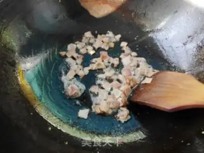 Make Peas fried eggs step 5