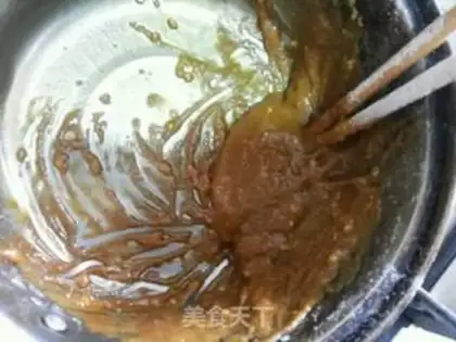 Make Black sesame smelt oatmeal step 6