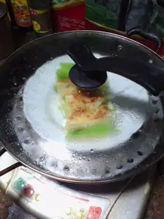 Make Onion steamed silkmelon step 4