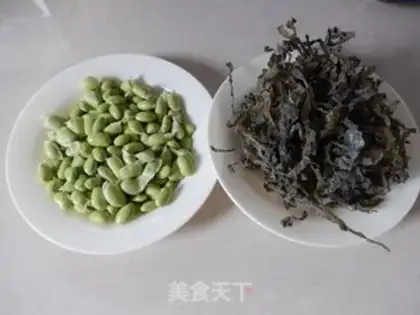 Make Soybeans with seaweed step 0