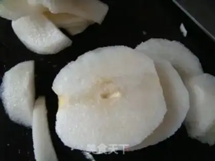 Make Pears and papayas step 1