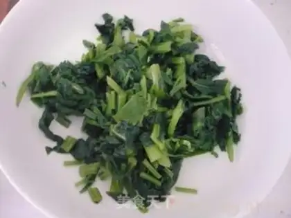 Make Garlic celery leaves step 3