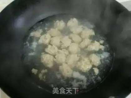 Make Bean seed meatball soup step 6