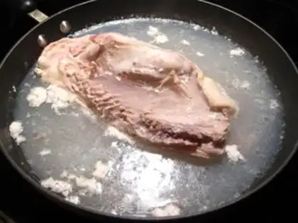 Make Salt duck step 1
