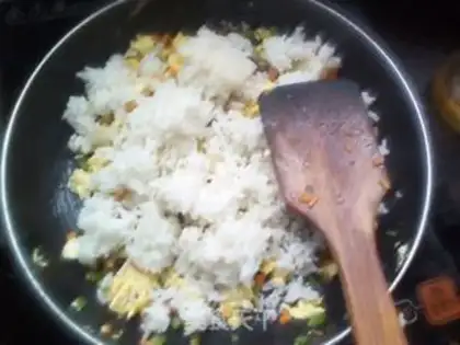 Make ♪ Flowers, eggs, rice ♪ step 4