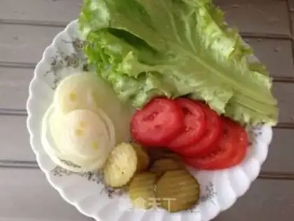 Make Beef burger step 1