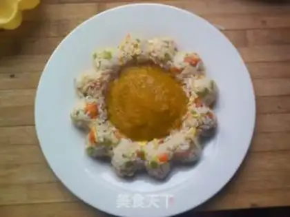 Make ♪ Flowers, eggs, rice ♪ step 7