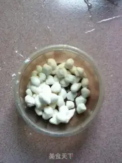 Make Green bean palms, sugar step 1