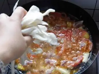 Make Chongqing Bean Flower step 11