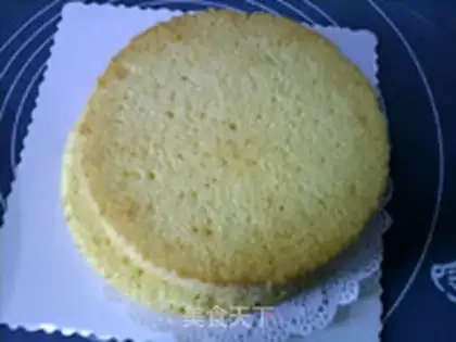 Make A flower cake step 1