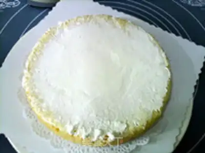 Make A flower cake step 3