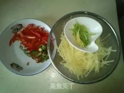 Make Clear the potatoes step 0