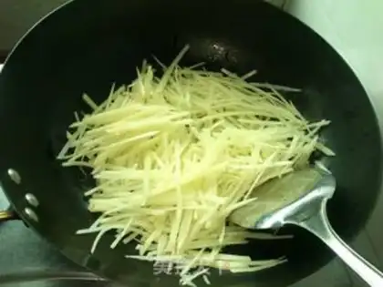 Make Clear the potatoes step 3