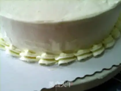Make A flower cake step 6
