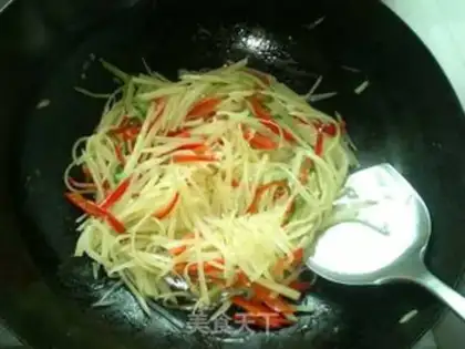 Make Clear the potatoes step 5