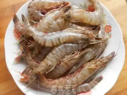Make Shrimp oily step 0