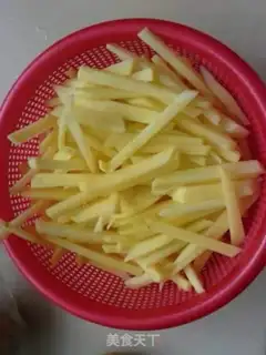 Make Homemade fries step 1