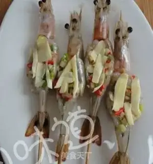 Make Garlic cheese and shrimp step 5