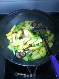 Make Potato fried meat step 8
