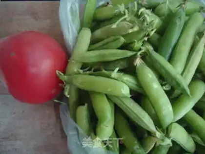 Make Tomato fried green beans step 0