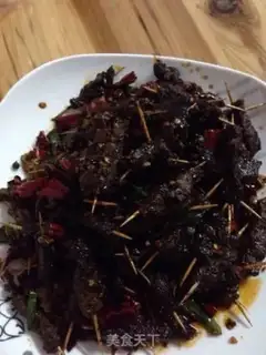 Make Toothpick beef step 1