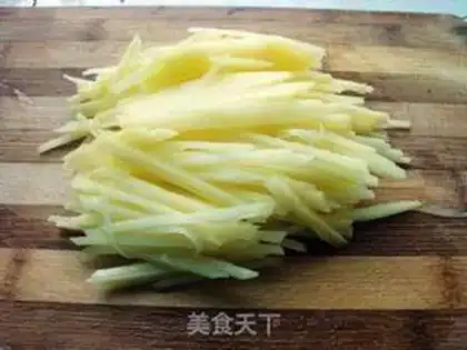 Make A chorus with potatoes step 1