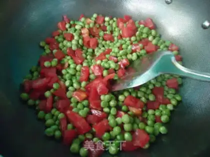 Make Tomato fried green beans step 4