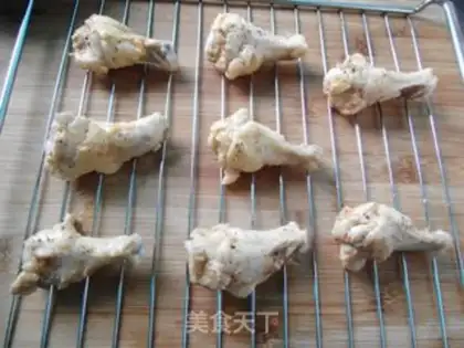 Make Garlic pretzel wings step 4
